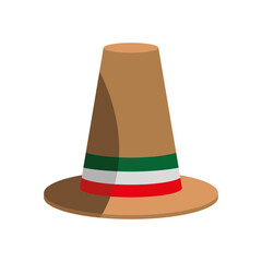tophat with mexican flag