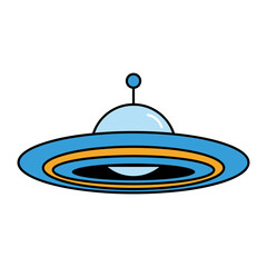 ufo flying space outer