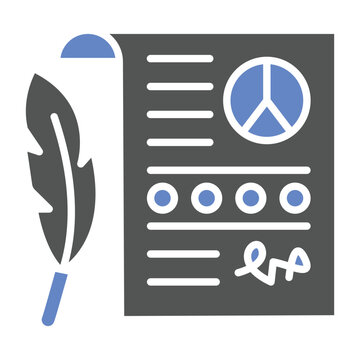 Peace Treaty Icon Style