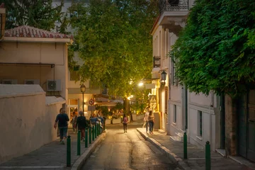 Selbstklebende Fototapeten Street view of Athens © adisa