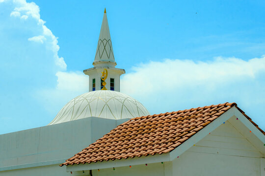 Image Of Dome And Minaret Of A Mosque Known As 