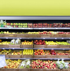 buying fruits at the market