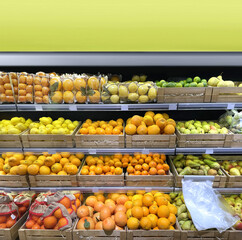 buying fruits at the market