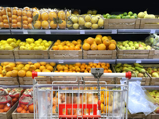 buying fruits at the market