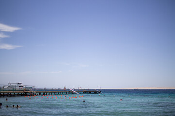 Obraz premium Pier in the sea