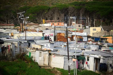 Fototapeten The township of Imizamo Yethu, in the Hout Bay area of Cape Town, South Africa © Paul