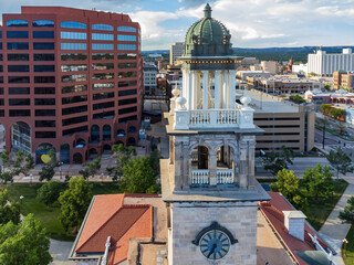 Aerial view of the Colorado Springs Pioneers Museum