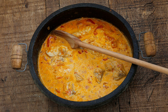 Fish stew, or Moqueca de Peixe in Portuguese. Bahia state, Brazil