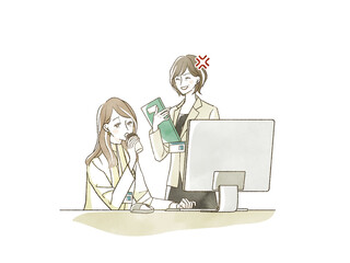 部下にイラついている上司