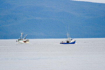 Fototapeta na wymiar Alaskan Fishing Boats