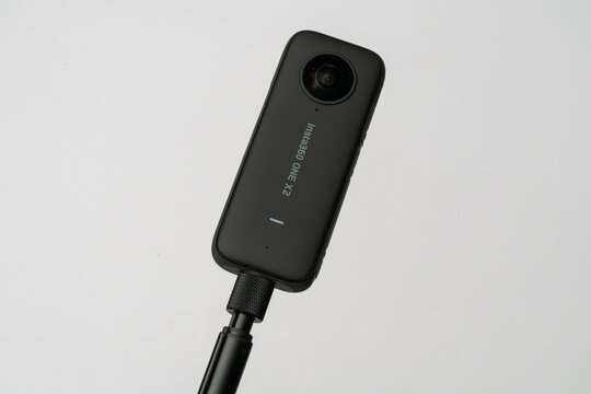 Bogot&aacute; Colombia, July 2022, Insta360 One X2, 360 Camera 4K HDR