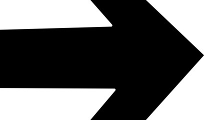  black arrow icon on white background. flat style. arrow icon for your web site design, logo, app