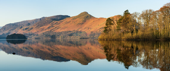 Fototapeta na wymiar Derwentwater lake in Lake District. England