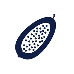 papaya glyph fruit