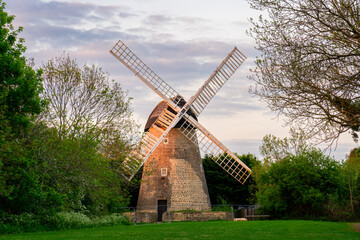 Fototapeta na wymiar Bradwell Windmill in Milton Keynes. England