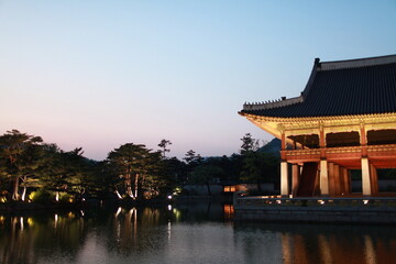 Obraz premium 경회루 석양