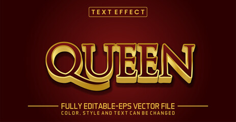 Editable Queen text effect