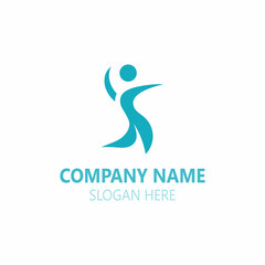 People success logo image design business template vector