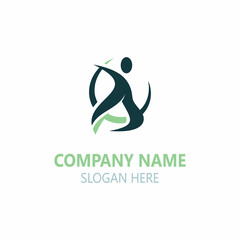People success logo image design business template vector
