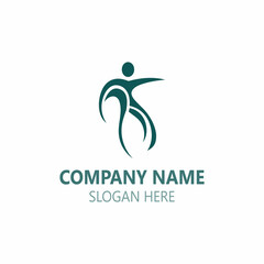 People success logo image design business template vector