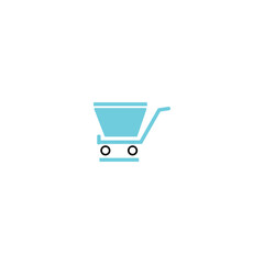 shopping cart picnic vector drawing