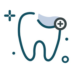 Cross, dental, dentist, tooth icon