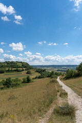 Fototapeta na wymiar Landscape of the Rodenstein in the german area called Walberla