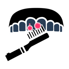 Dental health, dentistry, root canals icon