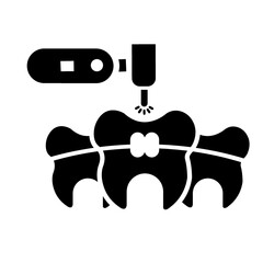 Dental Treatments,Dental, removing, tooth extraction icon
