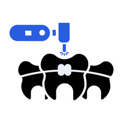 Dental Treatments,Dental, removing, tooth extraction icon