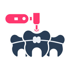 Dental Treatments,Dental, removing, tooth extraction icon