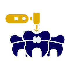Dental Treatments,Dental, removing, tooth extraction icon