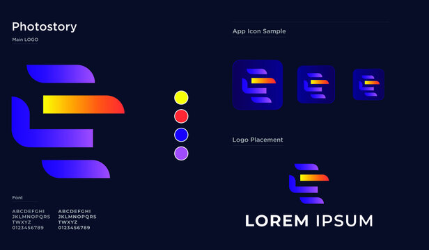 Es letter logo design | modern logo design