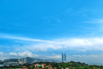 China Xiamen city architectural landscape