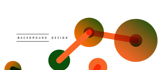 Network concept abstract background. Dots connection. Big data idea. Business template for wallpaper, banner, background or landing