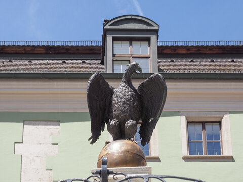 German eagle statue in Regensburg