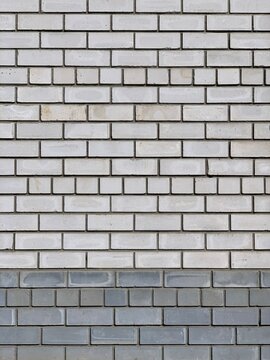 White brick texture photographed on a camera