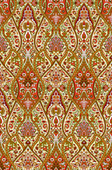 Seamless beautiful ethnic Paisley pattern silky allover design