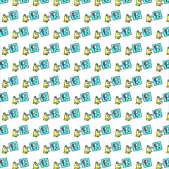 seamless pattern with icons