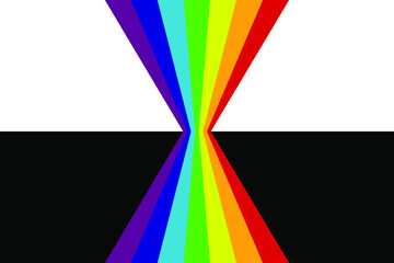 Pride month. LGBTQ symbol background. Colorful rainbow wallpaper. Pride LGBTQ+ flag. Rainbow striped background.