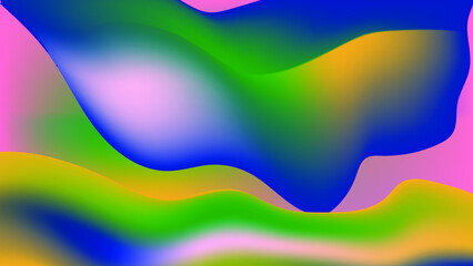 Colorful geometric background. Liquid color background design. Fluid shapes composition. Vector illustration