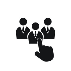 Staff selection icon