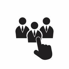 Staff selection icon