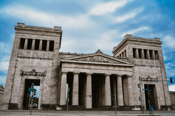 Naklejka premium City Facade architecture