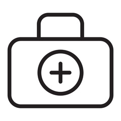 first aid box gradient icon