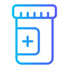 Obraz premium medicine gradient icon