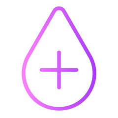 Obraz premium blood gradient icon