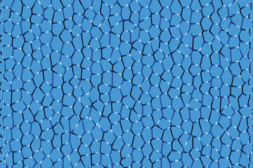 Blue Mosaic Banner Background