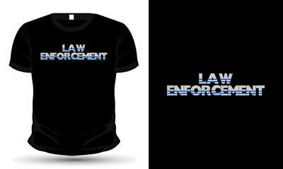 NATIONAL LAW ENFORCEMENT APPRECIATION DAY (L.E.A.D.). January 9. Poster, card, banner, background, T-shirt design. Vector ilustration. - obrazy, fototapety, plakaty