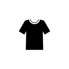 T shirt icon isolated on white background